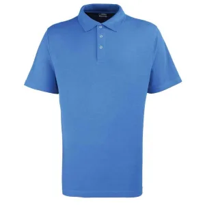 Premier poloshirt met studs voor heren (Koningsblauw)