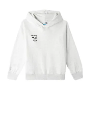 O’Neill hoodie met tekst white melange