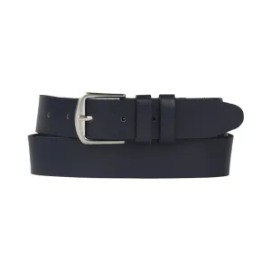 Petrol Industries leren riem donkerblauw