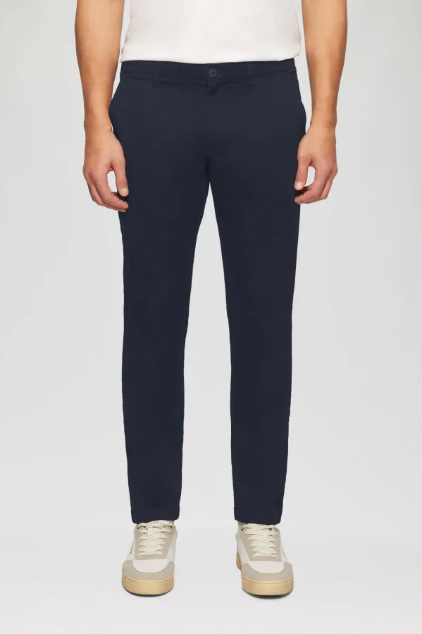 s.Oliver slim fit chino blauwzwart