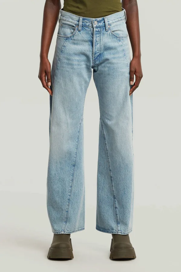 G-STAR wide leg jeans light blue denim