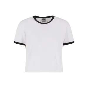 Dames-T-shirt Urban Classics Contrast Retro