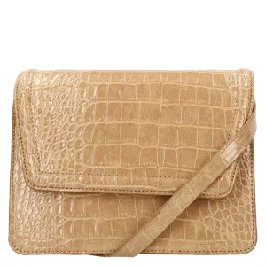 Manfield crossbody tas beige