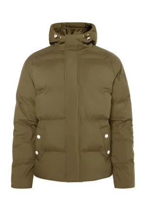 Dreimaster Winterjas met vulling Heren militaire olijf