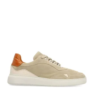 Manfield suède sneakers beige