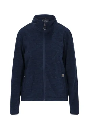 Dreimaster Fleece jas Dames marine gem