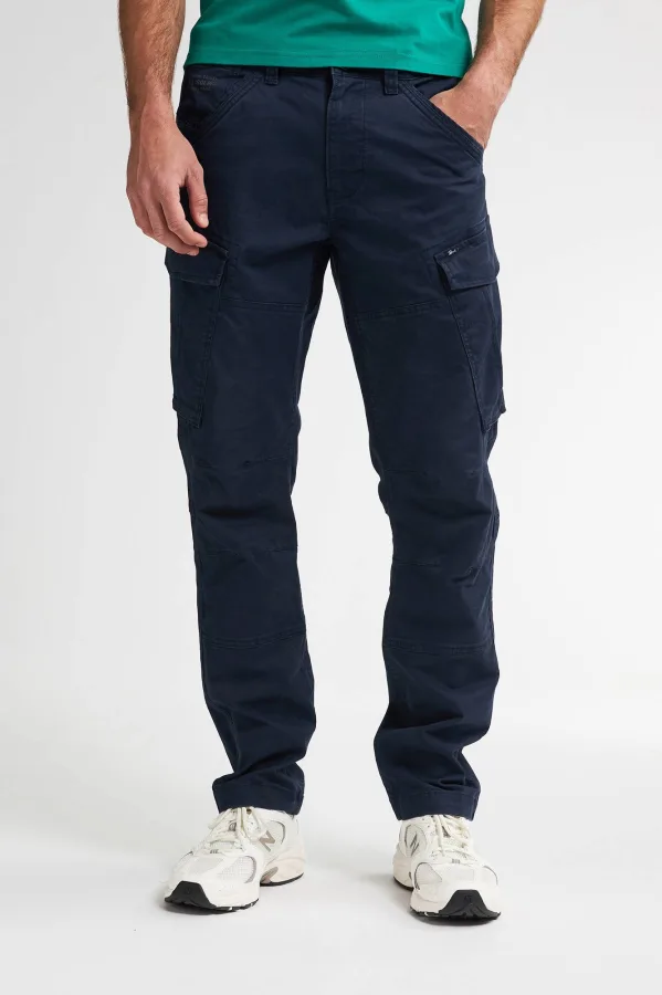 Petrol Industries regular cargo broek donkerblauw