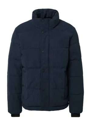 s.Oliver corduroy gewatteerde jas donkerblauw