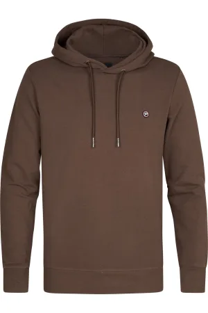 Petrol Industries Hooded Sweatshirt bruin, Effen