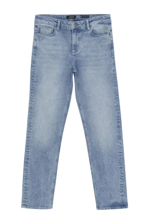 Rellix straight leg jeans light blue denim