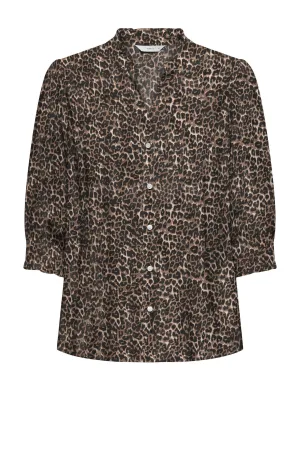 ONLY CARMAKOMA blouse bruin