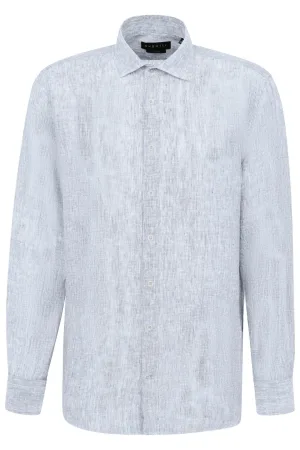 Bugatti Overhemd met lange mouwen van linnen