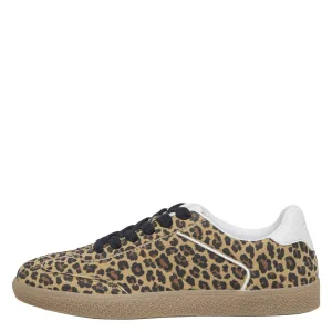 ONLY sneakers met panterprint bruin