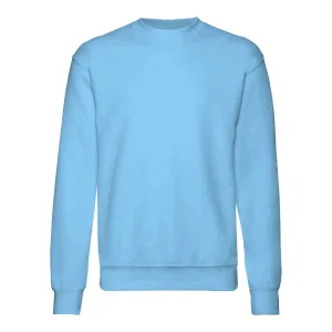 Fruit Of The Loom Kinder Unisex Premium 70/30 Sweatshirt (pak van 2) (Hemel Blauw)