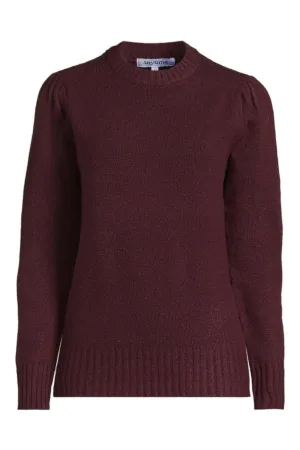 anytime gebreide trui met pofmouwen