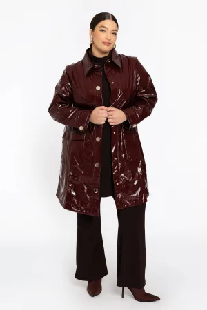 YOEK lak jasje donkerrood