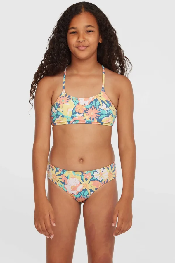 O’Neill crop bikini Essentials blauw/multi