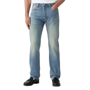 Levis Heren 501 Original Lichtgewicht Jeans (Blauw)