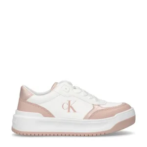 Calvin Klein sneakers roze/wit