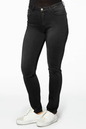 YOEK skinny jeans zwart