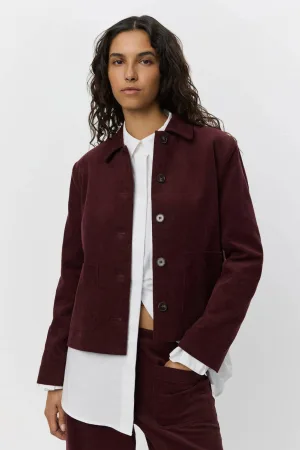 Sofie Schnoor spijkerjas donkerrood