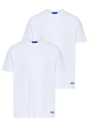 HUGO Blue T-shirt BLUE Naolo met merklabel aan de zoom (set, 2-delig)