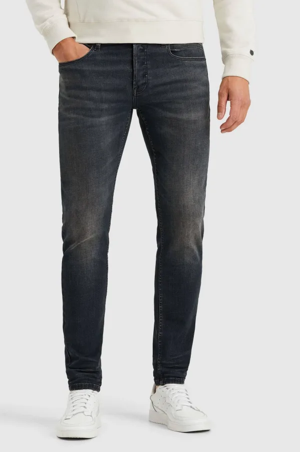 Cast Iron SHIFTBACK tapered jeans shadow used dark