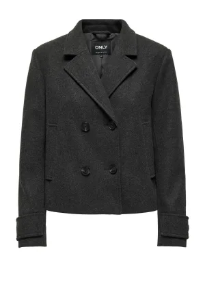 ONLY CARMAKOMA tussenjas grijs