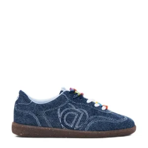 Desigual denim sneakers blauw