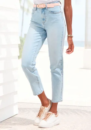 Lascana Ankle jeans met stretch, elastische jeans in rechte pasvorm
