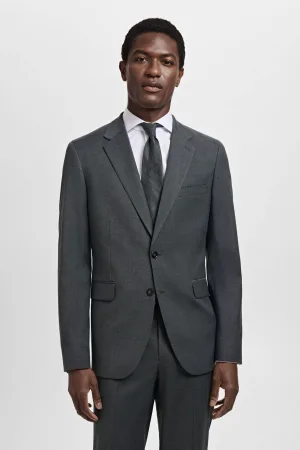 Mango Man colbert grijs