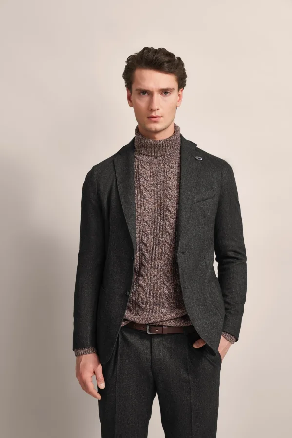 Bugatti Herren Jas met ronde schouders