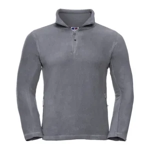 Russell Heren Quarter Zip Fleece Top (Konvooi Grijs)