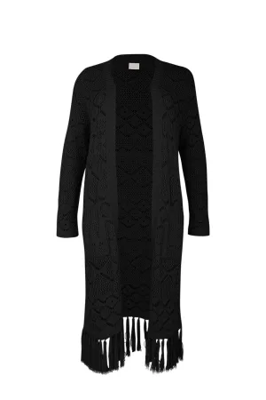 YOEK lang vest zwart