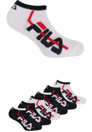 Fila Vrijetijdssokken JUNIOR BOY INVISIBLE SOCKS Comfortabel voetbed voor optimaal comfort (6 paar)