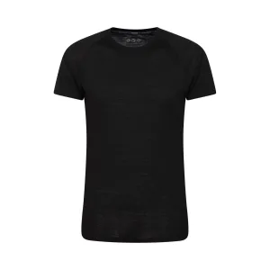 Mountain Warehouse Heren Summit II Base Layer Top (Zwart)