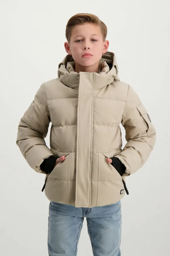 Cars gewatteerde jas beige