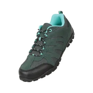 Mountain Warehouse Dames/Dames Outdoor II Suede Loopschoenen (Donkergrijs/benzine)