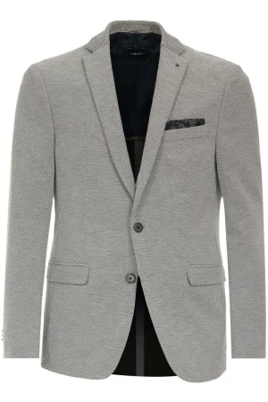 Venti Blazer zilver, Effen