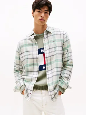 TOMMY JEANS Flanellen overhemd TJM REG FLANNEL CHECK SHIRT EXT