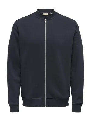 ONLY & SONS sweatvest zwart