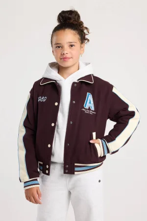 America Today bomberjack donkerrood