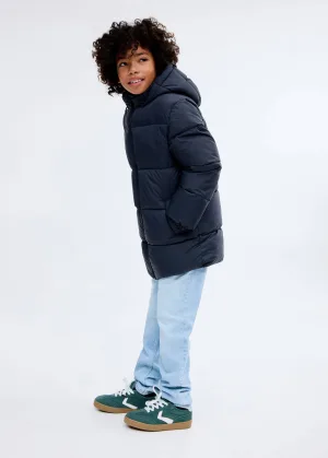 Mango Kids gewatteerde jas marine