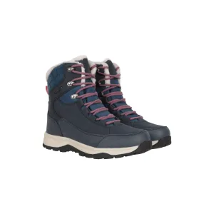 Mountain Warehouse Dames/Dames Tundra Leren Sneeuwlaarzen (Marine)