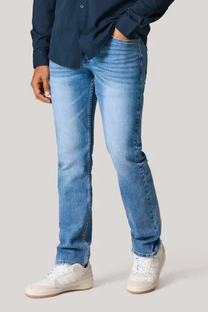 Shoeby straight leg L32 jeans mediumstone