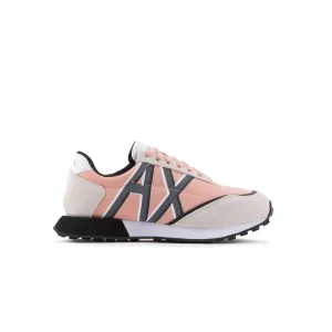 Women’s Armani Exchange Trainers in White Black