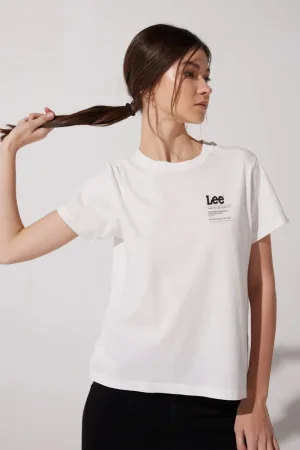 Lee – T-shirt ECRU