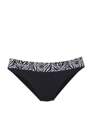 s.Oliver bikinibroekje zwart/wit