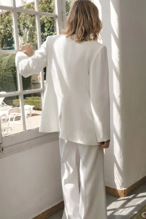 Mango regular blazer wit