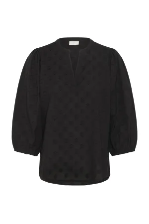 Kaffe blousetop zwart